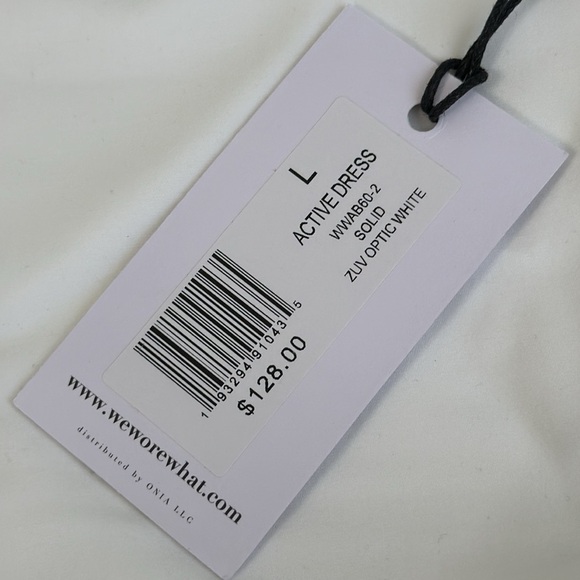 NWT WeWoreWhat Active Dress in Optic White, L - Picture 8 of 16